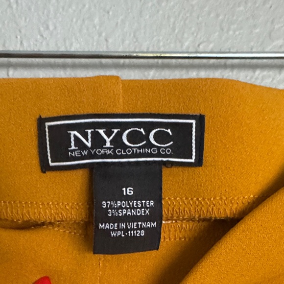NYC Mustard Yellow pants - Picture 2 of 6